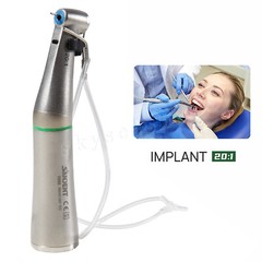 1-5 Contra Angle 20:1 LED Dental Implant Surgical Handpiece Fiber Optic For NSK