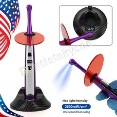 Wireless Dental Orthodontics LED Curing Light Lamp 2500mw 1 Sec Cure
