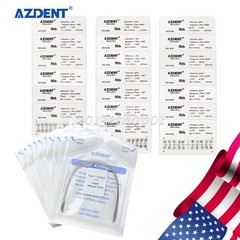U46924 AZDENT Dental Orthodontic Arch WiresBrackets Braces Mini RothMBT G1N