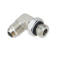 10 Pack 90 Degree Elbow Hydraulic Hose Fittings: 1/2″ JIC 37° Male x #8 SAE/ORB