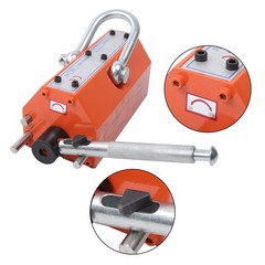 2200Lbs/1000kg Neodymium Hoist Magnetic Lifter Lifting Magnet 2 Safety Factor