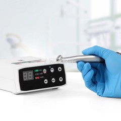 Dental 1:4.2 45 Degree LED Surgical Contra Angle Handpiece E-type Inner Channel