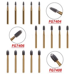 Dental Carbide Burs Trimming & Finishing Egg Football FG 7404 7406 7408