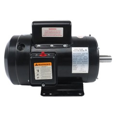 TEFC 5HP Single Phase Motor 1800 RPM 184T Farm Duty 208/230V 4-Pole 60Hz