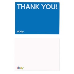 NEW Thank You Cards – Red, Blue, Green and Yellow