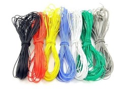 30 AWG Gauge Wire 25 ft. RED And 25 ft. Black USA SOLD/SHIP