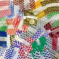 2.5 MIL ZipSeal DESIGN BAGS 2″ X 1″ 1000PCS CHOOSE 10 DESIGN OR MIX, 👀Details🔽