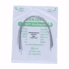 1×Dental Orthodontic Niti Thermal Activated Rectangular Arch Wires 16×16 Upper