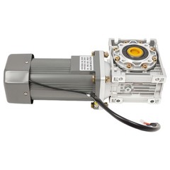 370W Worm Geared Motor Electric Motor Gear Motor w/ Speed Controller 65NM 1:50