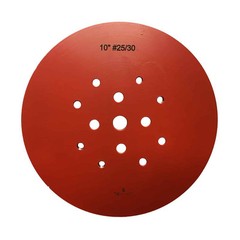 10″ Concrete Diamond Grinding Disc Plate Edco, Husqvarna, #25/30 Grit, 1 Pack