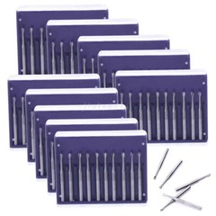 10-100Pcs Dental Carbide Burs for High Speed Handpiece Round Cone Bur Diamond FG