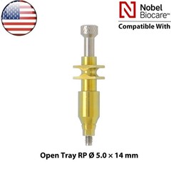 Dental fits Nobel Active NP/RP Impression Transfer Coping Open Close Tray Analog