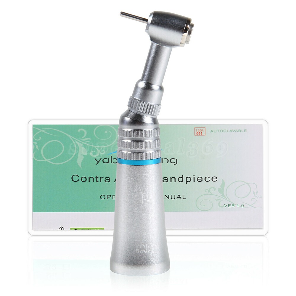 1-5 Pcs Dental Low Speed Contra Angle Handpiece Push Fit FG 1.6MM Burs YAG OR