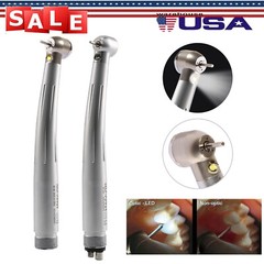 SELF-POWER Dental High Speed LED E-generator Handpiece 4Holes 2Holes Turbine