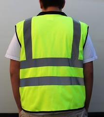 Superintedent Surveyor Class 2 Safety Vest Lime Small to 2-XL