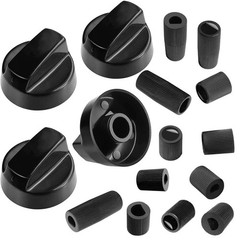TOHAXPLS 4 Pack Universal 1.65 inch in diameter, 1.02 height, Black