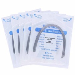 30×Dental Orthodontic Niti Thermal Activated Rectangular Arch Wires 17×25 Upper