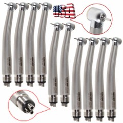 1-10 Packs SANDENT Dental High Speed Handpiece Standard Push Button 4 Holes
