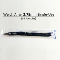 Welch Allyn 2.75mm Single-Use Adult Specula 52432-U (34 Speculas)