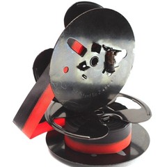 Royal RE RP Desktop Typewriter Twin Metal Spools + New Black and Red Ribbon