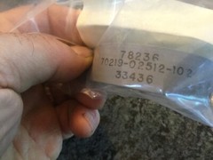 military aluminum clamp loop NSN 5340-01-141-7576 70219-02512-102 UH-60A