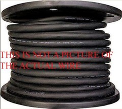 30 FT 10/3 SOOW SO SOO SOW BLACK RUBBER CORD EXTENSION WIRE/CABLE