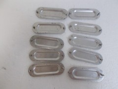 10PCS E121488 Aluminum Conduit Body Cover For LB LC 1/2″ Eaton 150 Box#9S