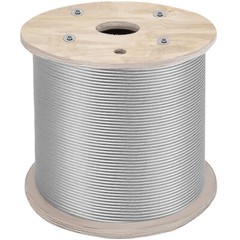 VEVOR T304 Stainless Steel Cable 1/4″ 7×19 Steel Wire Rope 200ft Cable Railing