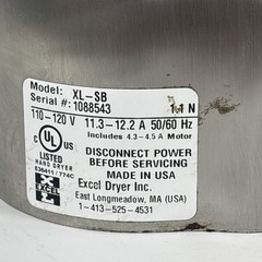 Excel XL-SB XLERATOR Hand Dryer Brushed Stainless Wall Blower 110-120V