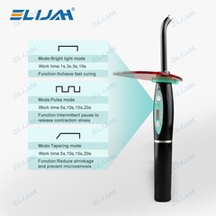 Dental Wireless Cordless LED Cure Curing Light Lamp 2000mw 5W Tool Resin Cure-US
