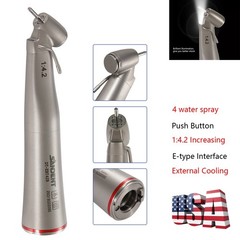 NSK Style Dental 1:4.2 Electric Contra Angle Handpiece 45°Angle Head Fiber Optic