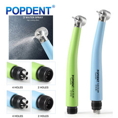 E-generator Dental High Speed Handpiece LED Fiber Optic Turbine Light Body 2/4 H