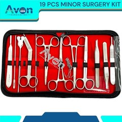 Premium 19 Pcs Minor Surgery Set Surgical Instruments Kit Stainless Steel