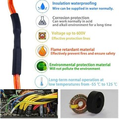 BLACK Heat Shrink Tubing Tube Dual Wall 3:1 Adhesive Glue Lined Waterproof