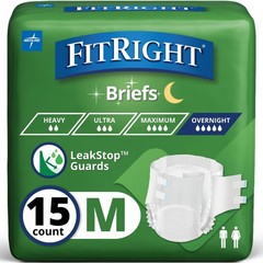 Fitright Medline Mtb80300Z Extended Wear Overnight Adult Brief Tabs Maximum