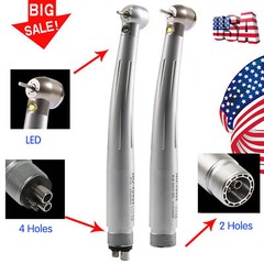 SELF-POWER Dental High Speed LED E-generator Handpiece 4Holes 2Holes Turbine