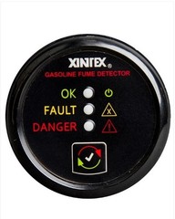 Fireboy-Xintex (G-1B-R) – Marine Black Round Gasoline Fume Detection System*NEW*