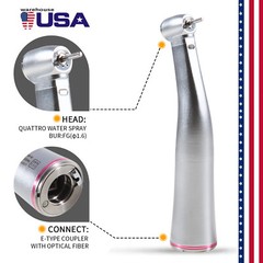 Dental 1:5 Increasing LED Contra Angle Handpiece Quattro Water Spray E-type