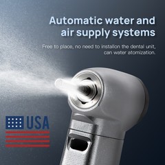 AZDENT Dental LED Electric Micro Motor Brushless / 1:5 /1:1 LED Contra Angle USA