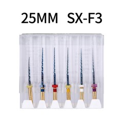 AZDENT Dental Engine Use Rotary Heat Activated Canal Root Endodontic Files 25mm