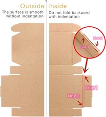 Sturdy 6x6x2 Inches Brown Corrugated Boxes – Set of 50 for Hassle-Free Packing