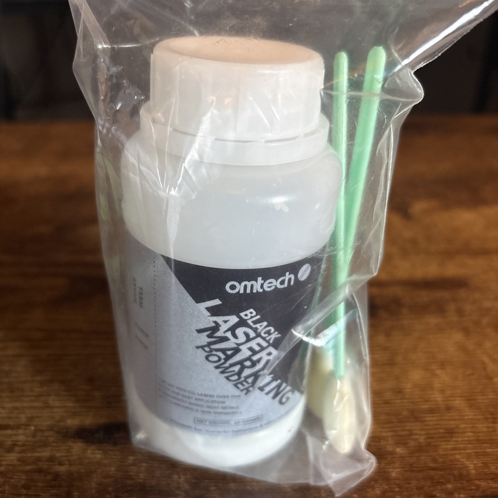 OMTech Metal Laser Marking Powder for CO2 Laser Engraver & Cutter, 1.4 oz