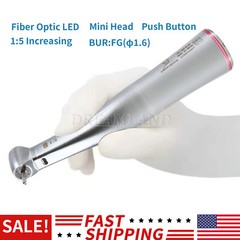 Yabangbang Dental Electric Handpiece 1:5 Contra Angle Fiber Optic High Speed NSK