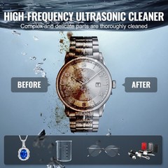 VEVOR 10L Ultrasonic Cleaner Cleaning Machine with Basket Heater and Timer 240W