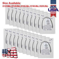 1-200 Packs dental orthodontic super elastic niti round arch wire Upper/Lower ns