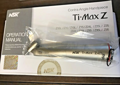 NSK Ti-Max Z45L Head Handpiece 1:4.2 Increasing Quattro Spray FG burs..