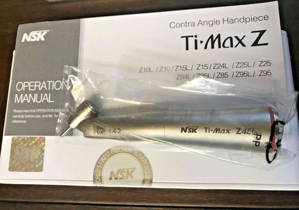 NSK Ti-Max Z45L Head Handpiece 1:4.2 Increasing Quattro Spray FG