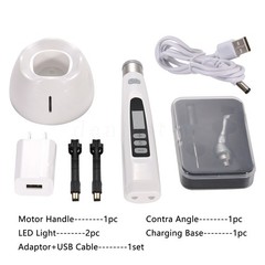 Wireless Cordless Dental Endo Motor Treatment with LED 16:1 Contra Angle Head