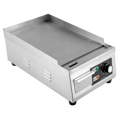 Electric Griddle Flat Top Grill 1300W 15.75″ Hot Plate BBQ Countertop Commercial