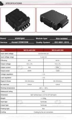 DC 10V 12V 14.6V 19V 24V 28V 36V to 12V 50A 60A Step down/up DC Converter 10-44V